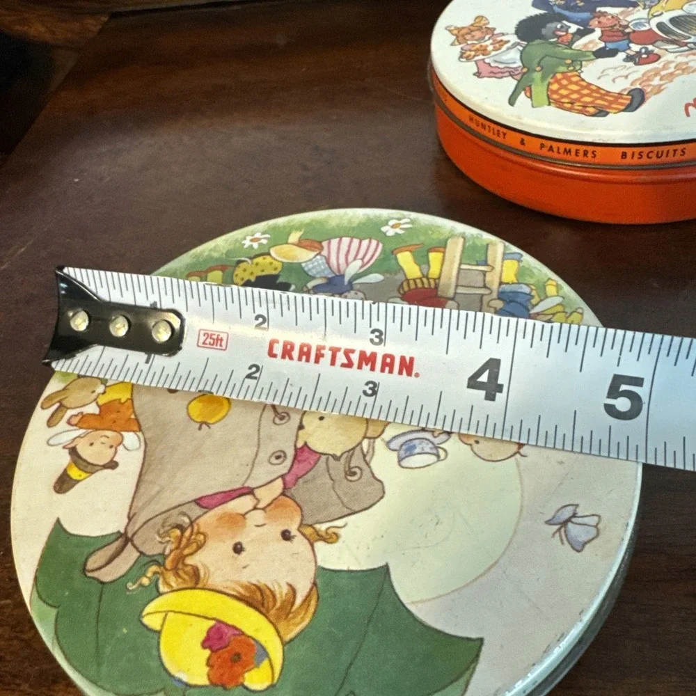 2 - Huntley & Palmer Biscuit Tins Vintage Mabel Lucie Set